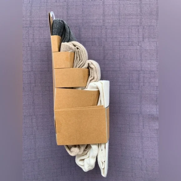 Kids Tights 4-Pack - Cream, Gray, Black - Picture 5 of 8